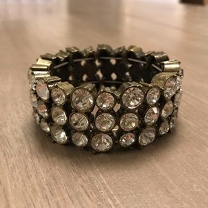 JCREW crystal stacked bracelet